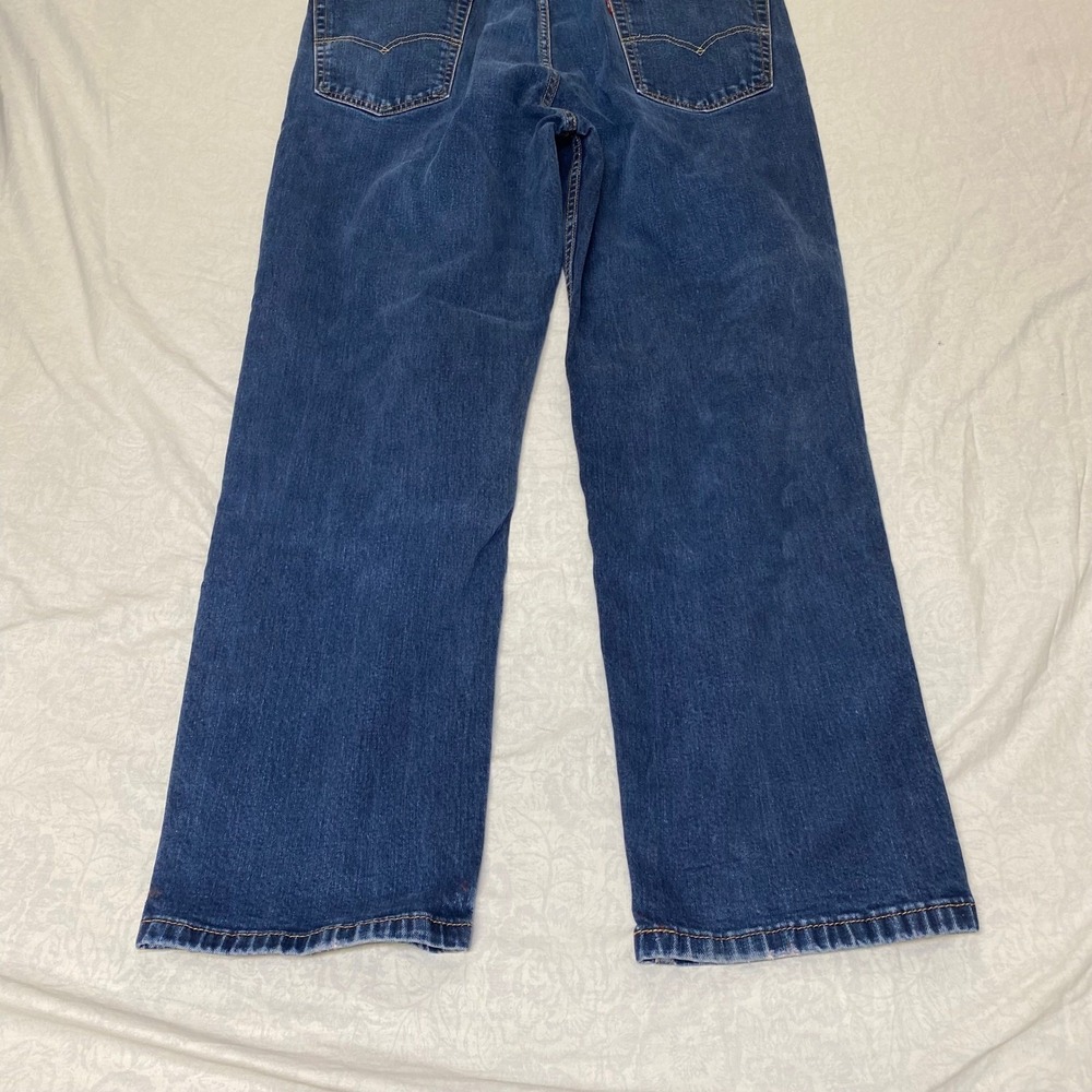Levi's 550 Relaxed Fit Men's Jeans 40x32 Blue Tapered Denim Red Tab - Picture 5 of 9